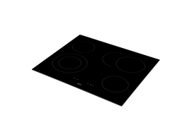 Novy vitrokeramisch Power 60 cm afgeronde boord