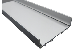Greeplijst YAREN C- vorm voor decor strip alu kleur 5000mm