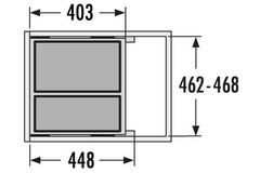 Hailo eurocargo-S 50cm 30l + 19l
