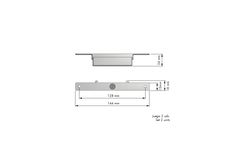 Amari structuur plankdrager (2 stuks)