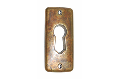 Sleutelplaat 686 21x46mm vertikaal brons gevlekt