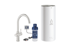 Grohe red duo-l starterkit c-uitloop supersteel