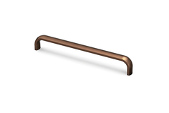Greep Naila, boorafstand 96, L 103 mm, B 12 mm, H 26 mm, Bruin metallic geborsteld