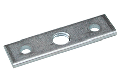 Montageplaat 60x16x3mm voor regelvijs M10 verzinkt