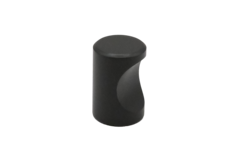 Cilindertop d.15mm RAL 7022 mat