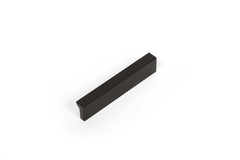 Greep ANGLE BA128-160 L200 aluminium mat zwart