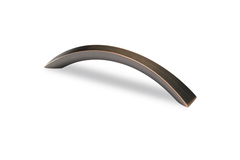 Greep Egara, boorafstand 128, L 155 mm, B 20 mm, H 30 mm, Bronskleurig antiek geborsteld