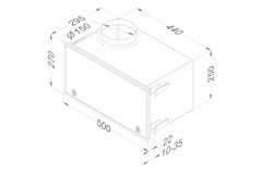 Novy recirculatiebox monoblockfilter wit 270x500