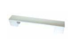 Greep kubus 160mm chroom glanzend