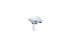 Knop scoop ø32x26 zamak chroom