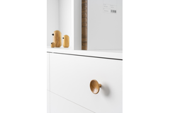 Knop DISC Ø38 hout walnoot