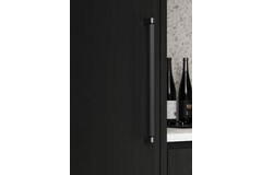 Greep BROOKLYN BA320 L330 aluminium titanium zwart