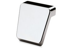 Knop Milo, boorafstand 16, L 40 mm, B 41 mm, H 28 mm, ø 41 mm, glans verchroomd