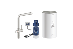Grohe red duo-m starterkit l-uitloop supersteel