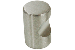 Top cylinder RVS geborsteld dia. 20mm h30mm