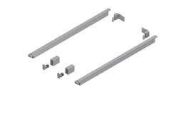 Nova Pro Scala rechthoekige reling zilver setverpak. nl300