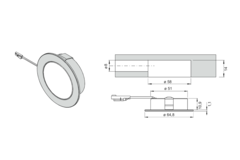 Led Emotion Chip 58 24V 2.5w RVS-look