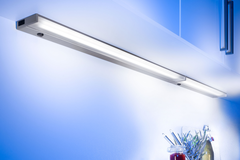Led-verlichting h.25mm + plexi kap 552mm/9W/240vrv RVS 4000K - 850 lumen