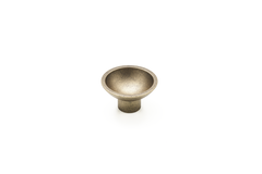 Knop tazza ø50x30 zamak mat brons