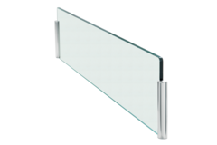 Bescherming eiland glas /chroom te boren 600mm