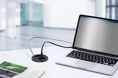 Evoline circle 80 b-f + usb ac zwart