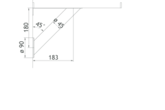 Barsteun brindisi plus d.45mm zwart