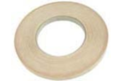 Kantenb.melam.22mm parelgrijs str.50m) uk76