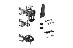 WingLine L, Loopdeelset met geleiding onderaan, met automatische sluiting, 25 kg, zwart, links