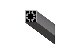 Cadro Basisprofiel, 3000 mm, roestvrij staal finish