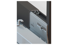 Cadro L-profiel AvanTech YOU / Actro YOU / Actro 5D, 3000 mm, roestvrij staal finish