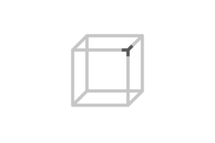 Cadro 3-voudig verbindingshoek led-verbinding roestvrij staal finish