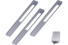 Slim led-Set 3 x 2.8w 12V 3500k RVS