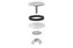 Boorgatstop inox rvs