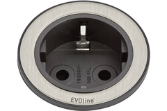 Evoline One  stekkerdoos ring rvs 3m kabel nl/d/l