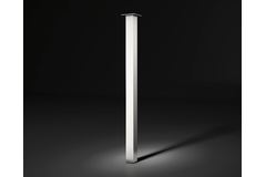 Tafelpoot capri 50 rvs look h:700mm 50x50mm