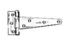 Scharnier t 6'' 86 x 203mm.verzinkt