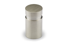 Knop Monacum, H 25 mm, ø 14 mm, roestvrij staal geborsteld