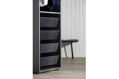 Tf-line mand uittrekbaar h.160 k.500 antraciet