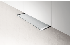 Glass out inbouw afvoer rvs + glas 90 cm