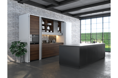 Hawa Folding Concepta 2 deuren alu rechts 3e deur extra te bestellen