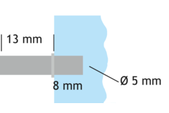 Schapdrager duplo gv 5x21,5 verzinkt