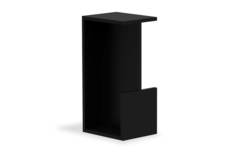 Schuifdeurgreep kube 100x50x40mm zwart rechte hoeken