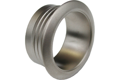 Ring voor deurdikte 19mm vernikkeld