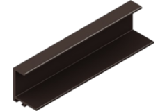 Greepprofiel essence B 2,6m zwart
