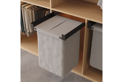 Chic line wasmand antraciet b.500-550  d.322mm