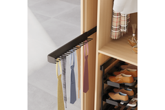 Chic line dassenhouder antraciet  l.310mm links