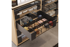 Chic line verdeler antraciet h.85  l.143mm