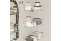 Mc-line hakenrek 5 haken 350x30x52 chroom