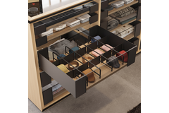 Chic line verdeler antraciet h.105  l.416mm
