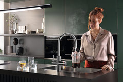 Mythos Water Hub 5 in 1 - Zwenkbare kraan / Zijhendel / RVS